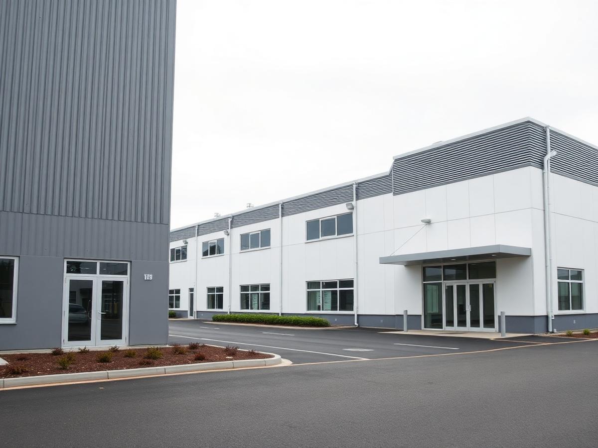 Exterior of the inspection and laboratory facility